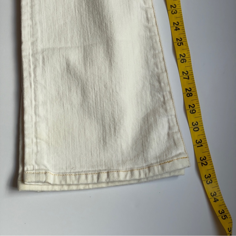 Y2K DEADSTOCK Future Prescription FRx Low-Rise Bootcut Jeans Sz 3 NWOT Cream - Picture 10 of 16